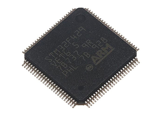 180MHz इंटीग्रेटेड IC STM32F429VET6 माइक्रोकंट्रोलर चिप LQFP100 चिप इंटीग्रेटेड सर्किट