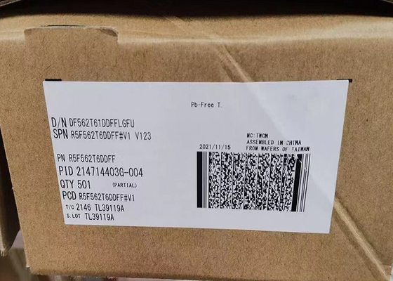IC चिप R5F562T6DDFF 32-बिट सिंगल-कोर माइक्रोकंट्रोलर IC 100MHz 64KB फ्लैश