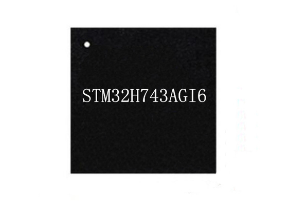 480MHz STM32H743AGI6 32 बिट माइक्रोकंट्रोलर 169UFBGA सिंगल कोर माइक्रोकंट्रोलर MCU