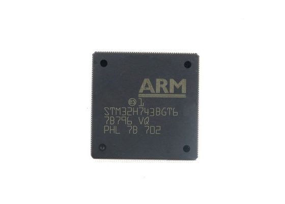 लो पावर माइक्रोकंट्रोलर IC STM32H743BGT6 480MHz 208-LQFP सरफेस माउंट