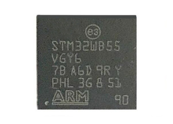 STM32WB55VGY6 माइक्रोकंट्रोलर MCU RF ट्रांसीवर IC 100UFBGA डुअल कोर 2Mbps