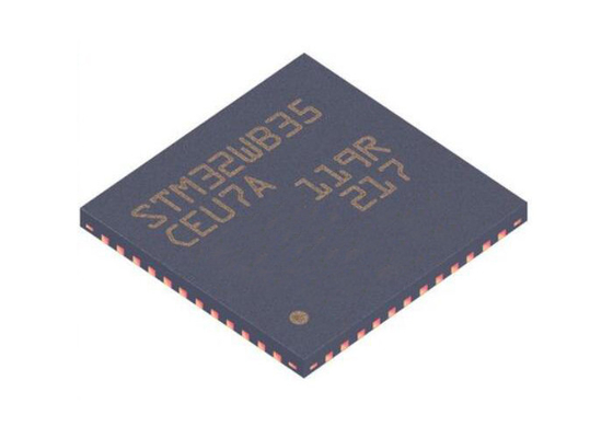 माइक्रोकंट्रोलर MCU STM32WB35CEU7A RF ट्रांसीवर IC 48UFQFN डुअल कोर IC चिप