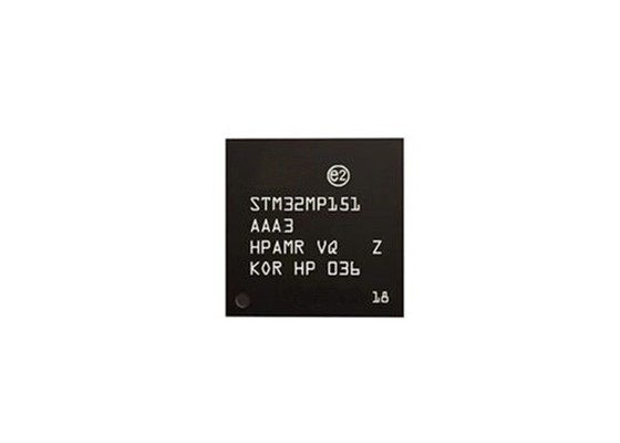 उच्च प्रदर्शन STM32MP151AAA3 माइक्रोप्रोसेसर IC 1 कोर 32-बिट 448-LFBGA