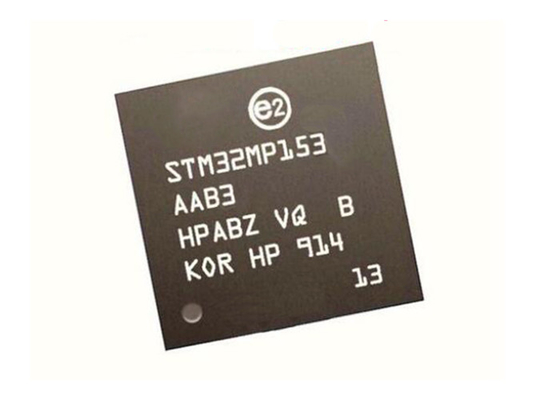 माइक्रोकंट्रोलर MCU STM32MP153AAB3 32Bit माइक्रोप्रोसेसर IC 354LFBGA सरफेस माउंट