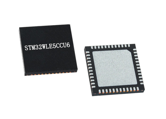 STM32WLE5CCU6 256 Kbytes Flash RF ट्रांसीवर IC 48-UFQFN सरफेस माउंट