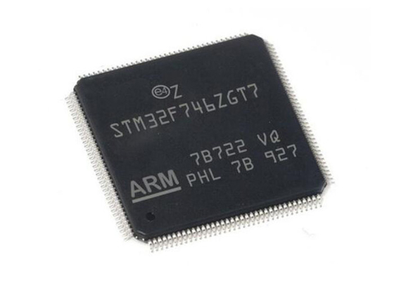 माइक्रोकंट्रोलर्स IC STM32F746ZGT7 माइक्रोकंट्रोलर MCU 144LQFP उच्च प्रदर्शन MCUs