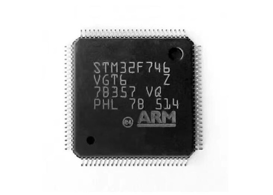 सिंगल कोर STM32F746VGT6 माइक्रोकंट्रोलर MCU 100LQFP 216MHz माइक्रोकंट्रोलर चिप