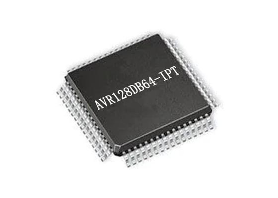 128KB फ्लैश AVR128DB64-I/PT फ्लेक्सिबल लो-पॉवर माइक्रोकंट्रोलर IC 64-TQFP