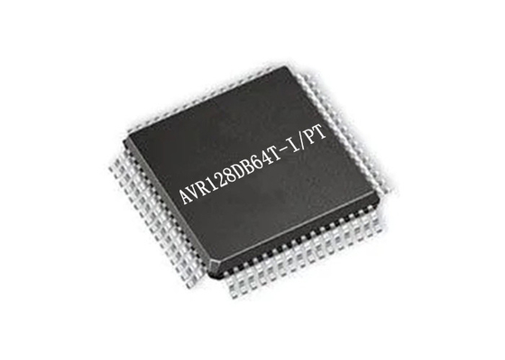 उच्च प्रदर्शन माइक्रोकंट्रोलर MCU AVR128DB64T-I/PT 8-बिट 24MHz 64-TQFP
