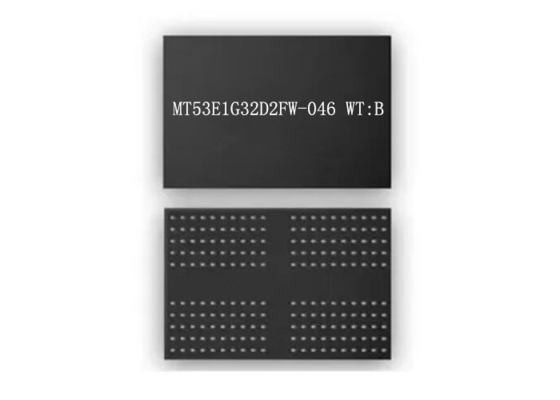 32Gbit मेमोरी IC MT53E1G32D2FW-046 WT:B इंटीग्रेटेड सर्किट चिप 200TFBGA IC चिप