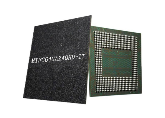 इंटीग्रेटेड सर्किट चिप MTFC64GAZAQHD-IT 512Gbit 200MHz 153-VFBGA मेमोरी IC
