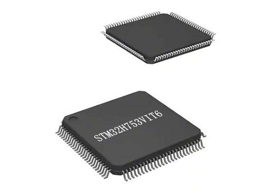 ARM Cortex माइक्रोकंट्रोलर IC STM32H753VIT6 480MHz 100-LQFP सरफेस माउंट