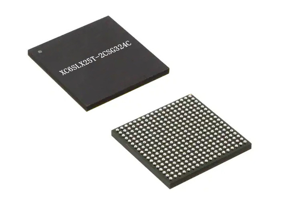 IC चिप XC6SLX25T-2CSG324C स्पार्टन-6 LXT फील्ड प्रोग्रामेबल गेट ऐरे IC