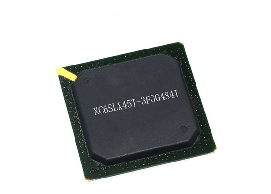 आईसी चिप XC6SLX45T-3FGG484I 1080 MHz फील्ड प्रोग्राम करने योग्य गेट सरणी 484BBGA