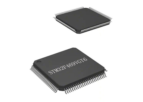 ARM Cortex-M4 1MB एम्बेडेड माइक्रोकंट्रोलर IC STM32F469VGT6 सरफेस माउंट