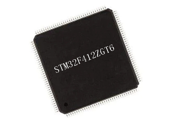 STM32F412ZGT6 ARM Cortex-M4 32-बिट सिंगल-कोर 100MHz 1MB माइक्रोकंट्रोलर IC