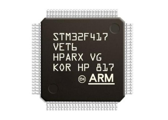 सिंगल कोर STM32F417VET6 माइक्रोकंट्रोलर MCU 100LQFP ARM Cortex-M4 512KB फ्लैश