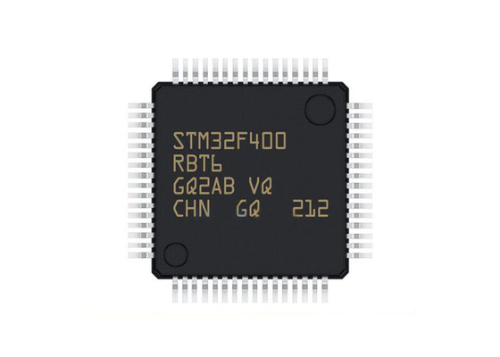 लो पावर STM32F400RBT6 1Mb फ्लैश 168MHz CPU सिंगल-कोर माइक्रोकंट्रोलर्स IC