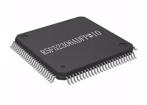 माइक्रोकंट्रोलर IC R5F52306ADFP#10 54MHz 256KB FLASH 100-LFQFP सरफेस माउंट