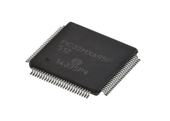 32Bit माइक्रोकंट्रोलर IC PIC32MX695F512H-80V/PT माइक्रोकंट्रोलर MCU 64TQFP IC चिप
