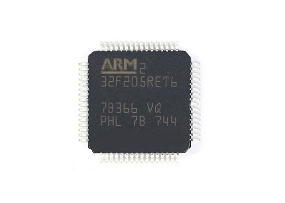 माइक्रोकंट्रोलर MCU IC STM32F205RET6 FLASH 64-LQFP पैकेज सरफेस माउंट