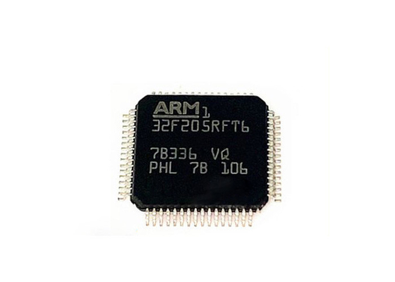 सरफेस माउंट STM32F205RFT6 120MHz 768KB ARM एंबेडेड माइक्रोकंट्रोलर्स IC