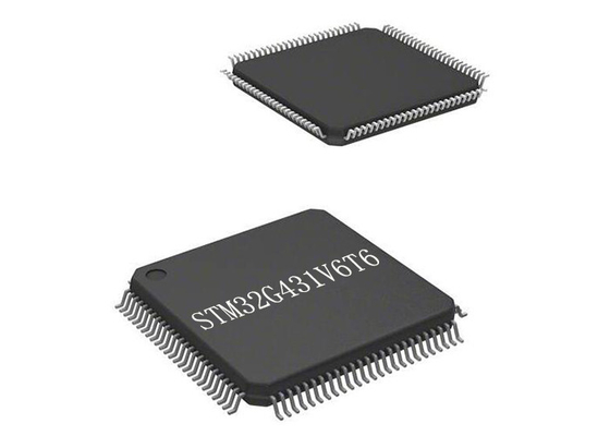 170MHz माइक्रोकंट्रोलर MCU STM32G431V6T6 माइक्रोकंट्रोलर्स IC 100LQFP सिंगल कोर