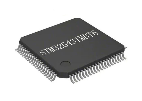 सिंगल कोर STM32G431MBT6 माइक्रोकंट्रोलर MCU 80LQFP उच्च प्रदर्शन 170MHz