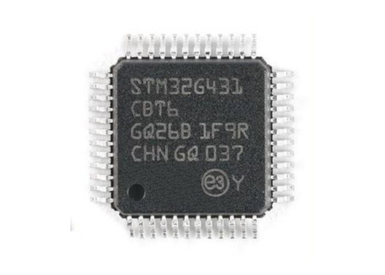 सिंगल कोर STM32G431CBT6 32Bit माइक्रोकंट्रोलर MCU 48LQFP 170MHz ARM Cortex-M4F