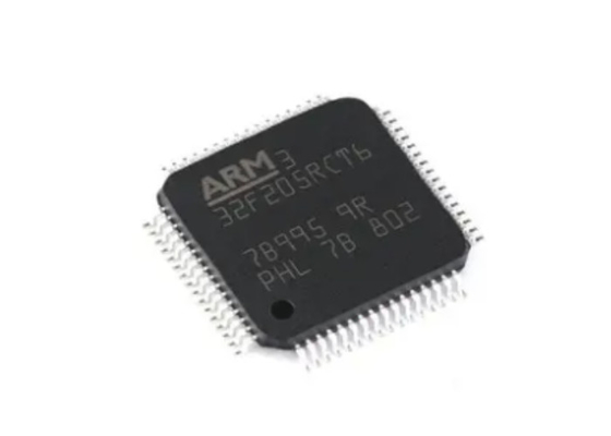 ICs चिप STM32F205RCT6 ARM माइक्रोकंट्रोलर्स - MCU 32BIT ARM Cortex M3 कनेक्टिविटी 256kB