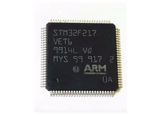 STM32F217VET6 32-बिट 512KB फ्लैश 100-LQFP एम्बेडेड माइक्रोकंट्रोलर आईसी