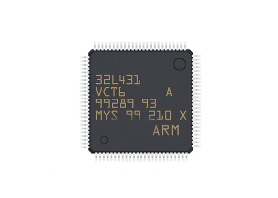 अल्ट्रा-लो-पावर 256KB 100-LQFP STM32L431VCT6 एम्बेडेड माइक्रोकंट्रोलर आईसी