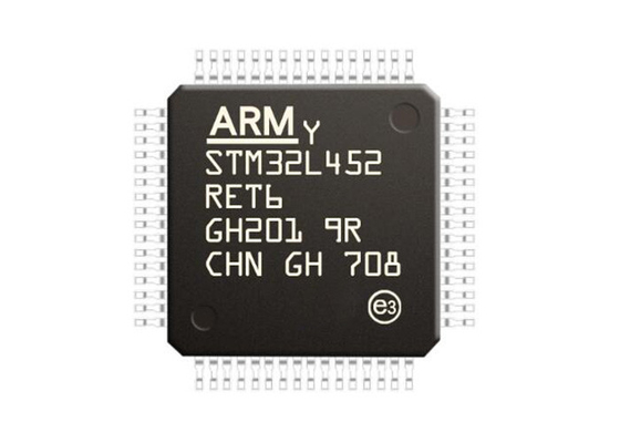 माइक्रोकंट्रोलर MCU STM32L452RET6 32Bit माइक्रोकंट्रोलर चिप LQFP64 सिंगल कोर