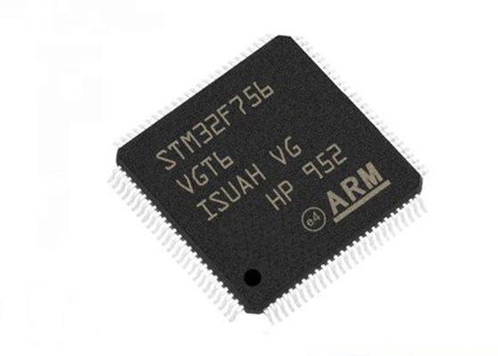 STM32F756VGT6 माइक्रोकंट्रोलर MCU ARM Cortex-M7 32Bit सिंगल कोर LQFP100 216MHz