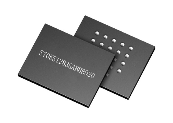 इलेक्ट्रॉनिक इंटीग्रेटेड सर्किट S70KS1283GABHB020 200MHz 35ns PSRAM मेमोरी IC