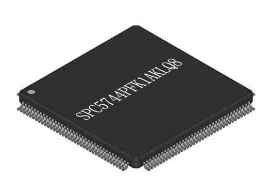 माइक्रोकंट्रोलर MCU SPC5744PFK1AKLQ8 32 बिट डुअल कोर माइक्रोकंट्रोलर चिप LQFP144