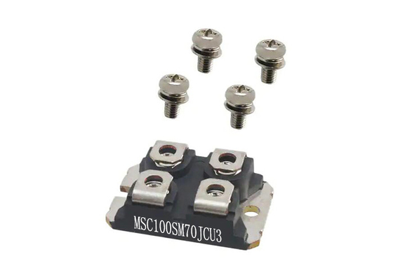 ऑटोमोटिव IGBT मॉड्यूल MSC100SM70JCU3 एन-चैनल IGBT सिलिकॉन कार्बाइड मॉड्यूल 365W