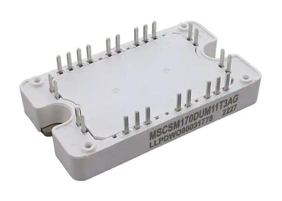 दोहरे सामान्य स्रोत MSCSM170DUM11T3AG ऑटोमोटिव IGBT मॉड्यूल 240A 1700V MOSFETs