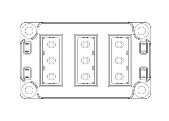ऑटोमोटिव IGBT मॉड्यूल MSCSM170DUM039AG 2N-चैनल कॉमन सोर्स MOSFET एरेज़