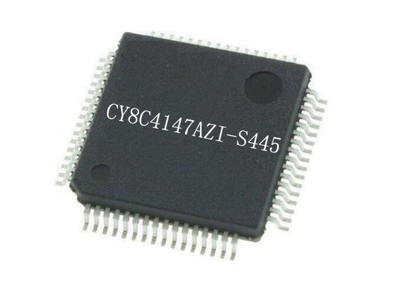 चिप 64TQFP पर 48MHz इंटीग्रेटेड सर्किट चिप CY8C4147AZI-S445 प्रोग्रामेबल सिस्टम