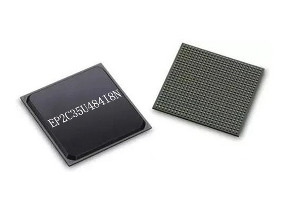 FPGA चिप्स EP2C35U484I8N 484-UBGA साइक्लोन II फील्ड प्रोग्रामेबल गेट ऐरे