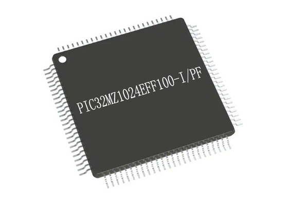 सिंगल कोर PIC32MZ1024EFF100-I/PF 32Bit माइक्रोकंट्रोलर चिप TQFP100 IC चिप