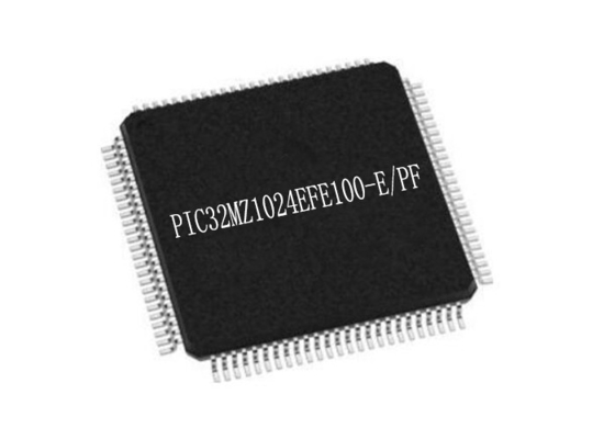 सिंगल कोर PIC32MZ1024EFE100-E/PF माइक्रोकंट्रोलर चिप TQFP100 MIPS32 M-क्लास