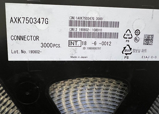 AXK750347G इंटीग्रेटेड सर्किट चिप 50 पोजीशन आयताकार कनेक्टर्स 300mA 60V