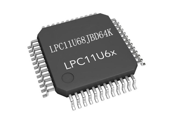 IC चिप्स LPC11U68JBD64K 64-LQFP माइक्रोकंट्रोलर MCU 50MHz सिंगल कोर ARM Cortex-M0+