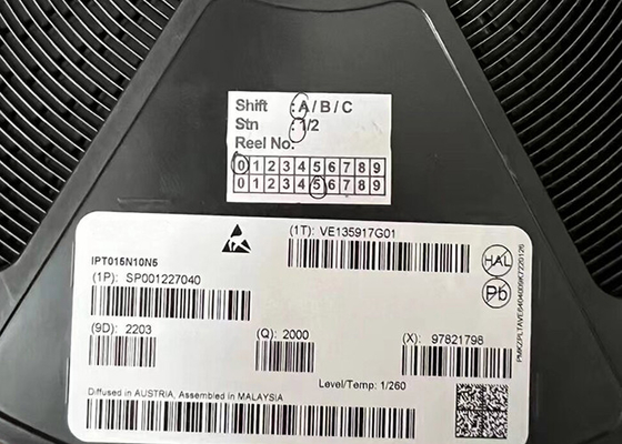 N चैनल IPT015N10N5 100V पावर ट्रांजिस्टर 8-पॉवरएसएफएन इंटीग्रेटेड सर्किट चिप