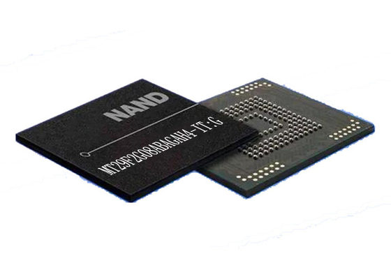 2Gbit समानांतर MT29F2G08ABAGAH4-IT:G 63-VFBGA एसिंक्रोनस NAND फ़्लैश मेमोरी IC