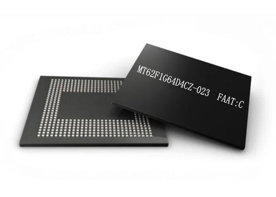 SDRAM मोबाइल LPDDR5 मेमोरी चिप्स MT62F1G64D4CZ-023 FAAT:C 64Gbit TFBGA पैकेज