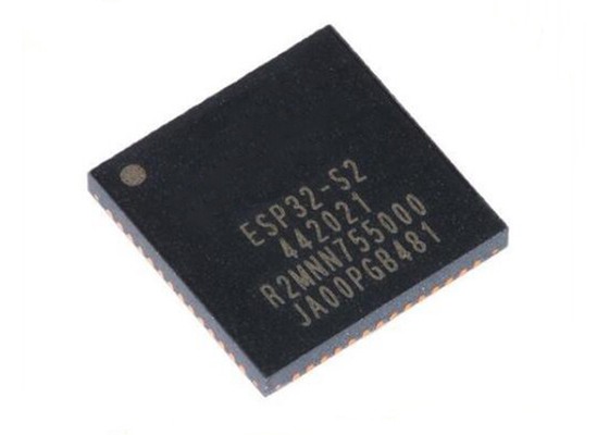 लो पावर ESP32-S2R2 BT IC 56-VFQFN 2.4GHz वाईफाई सिस्टम ऑन चिप 150Mbps IC चिप्स