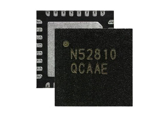32-VFQFN NRF52810-QCAA-E-R7 2Mbps BT IC 2.4GHz ट्रांसीवर चिप